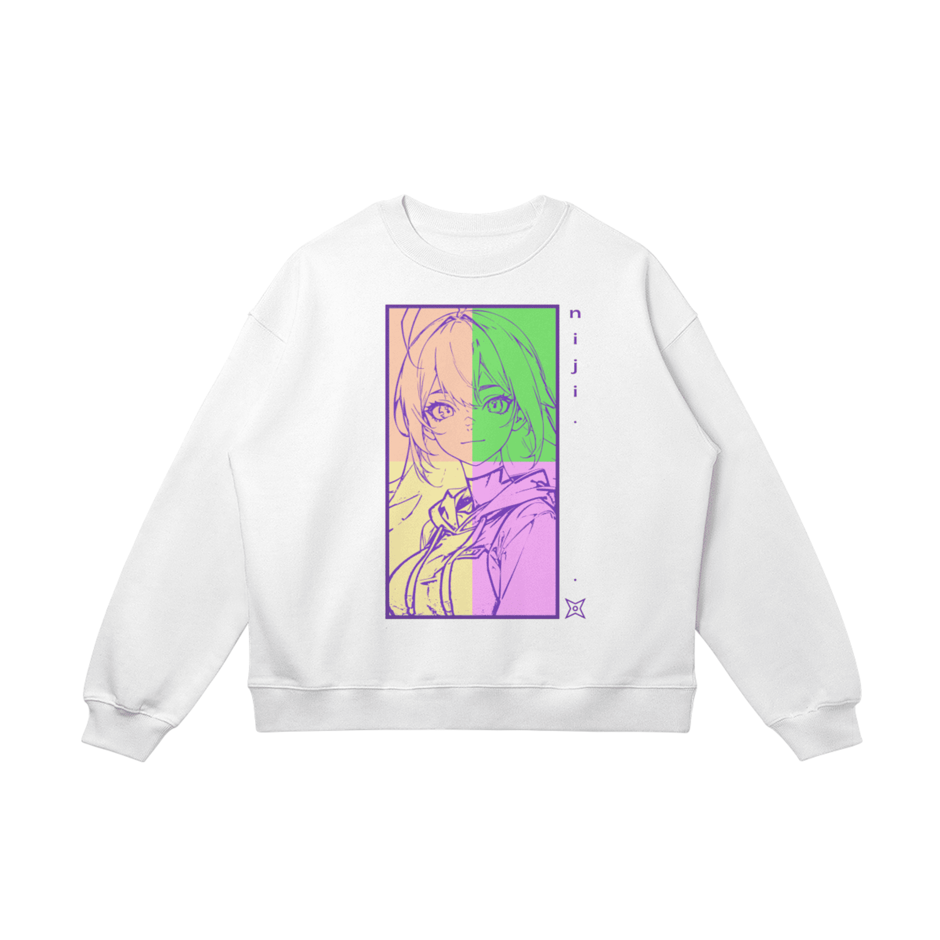 "Niji" Sudadera Unisex Oversized Estàndar - 4