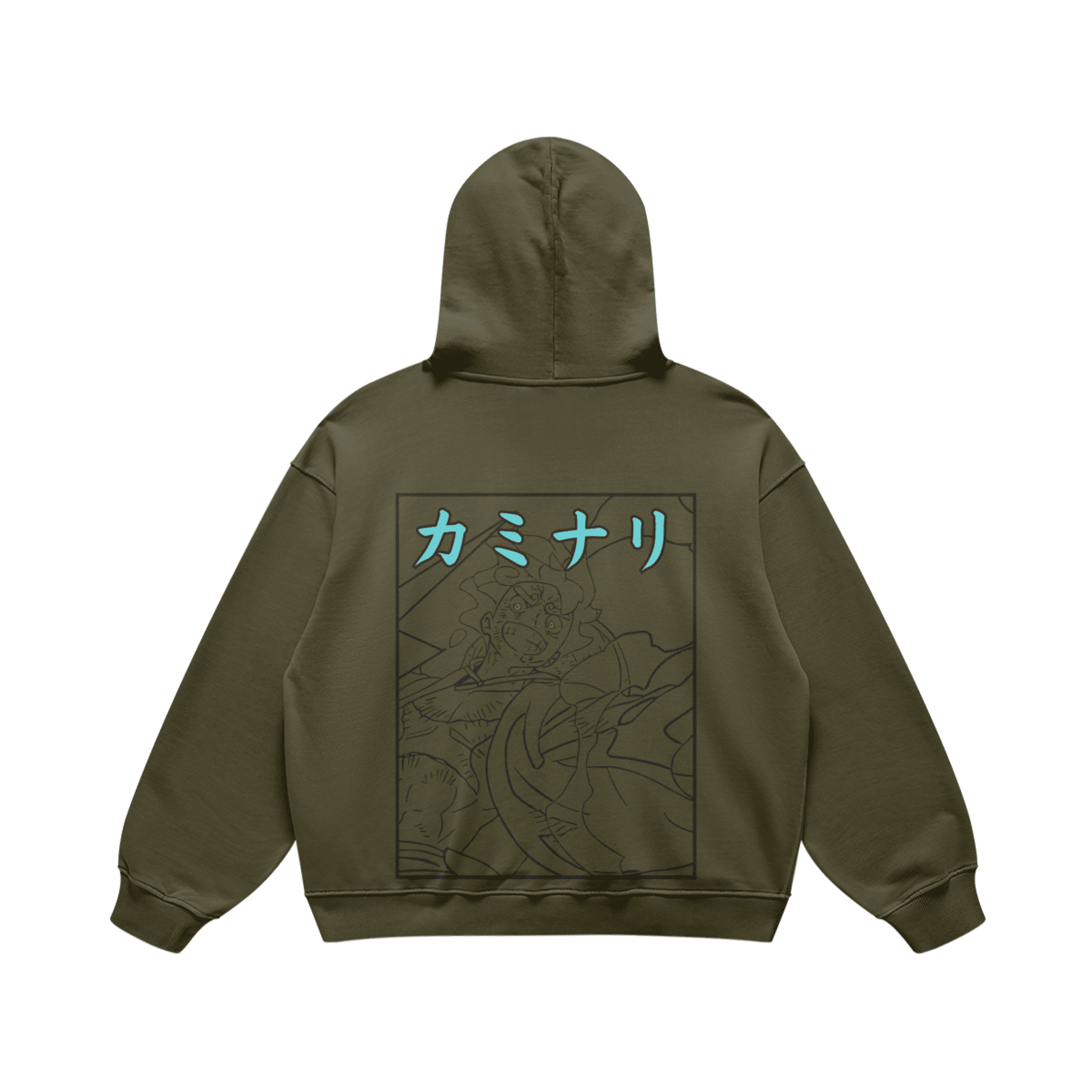 "Kaminari Explicit" Unisex Heavyweight Oversized Hoodie Estàndar - 13