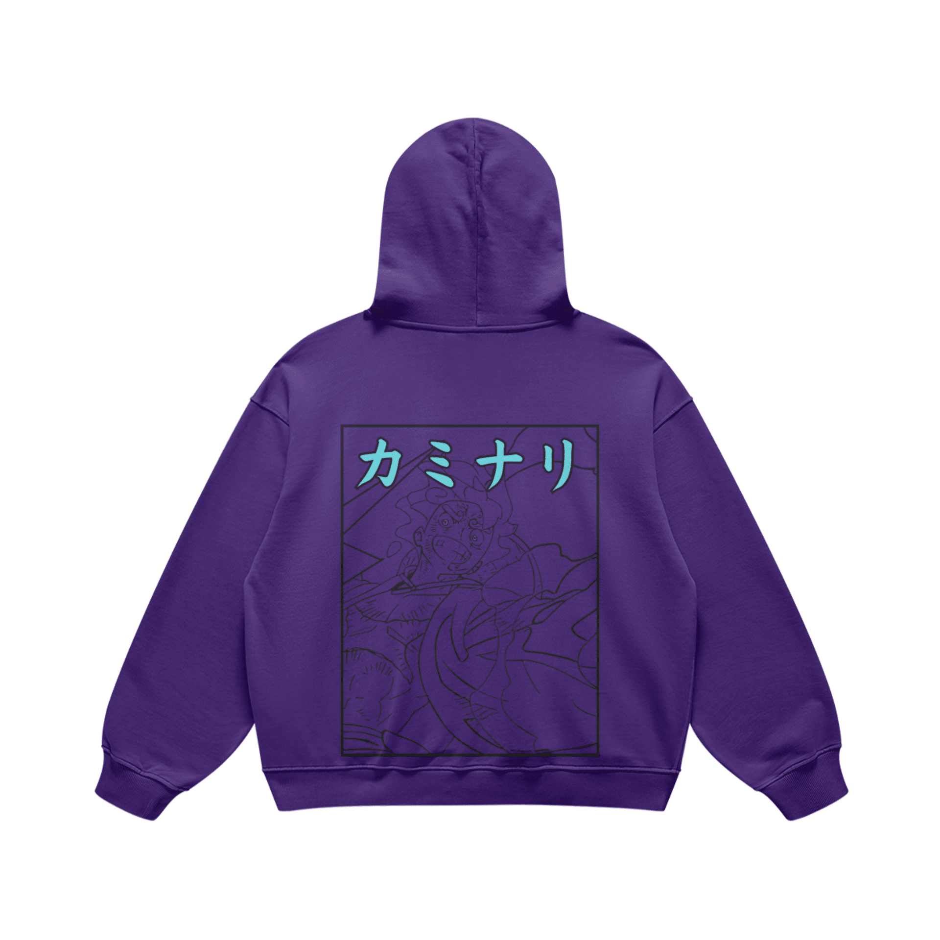 "Kaminari Explicit" Unisex Heavyweight Oversized Hoodie Estàndar - 17