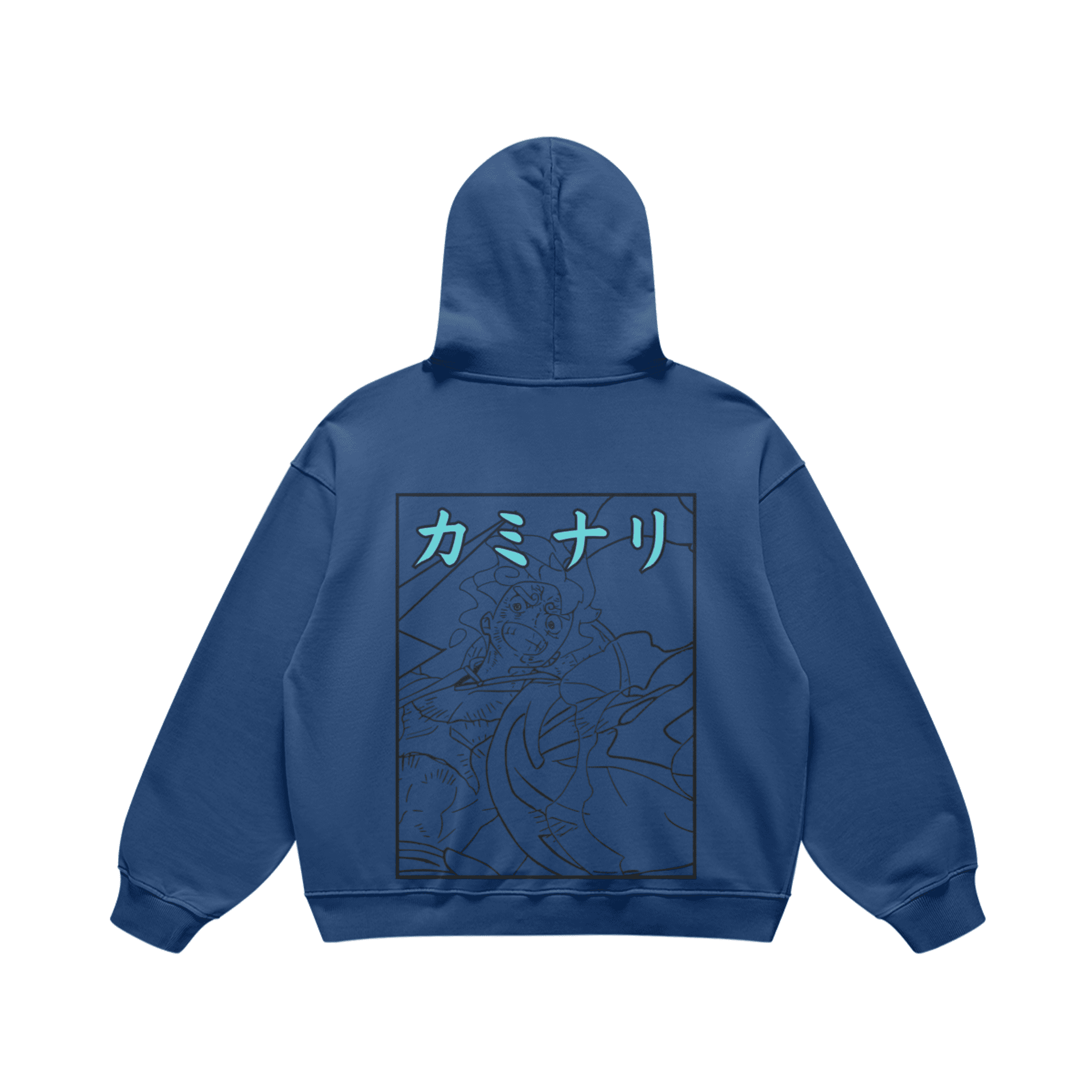 "Kaminari Explicit" Unisex Heavyweight Oversized Hoodie Estàndar - 9