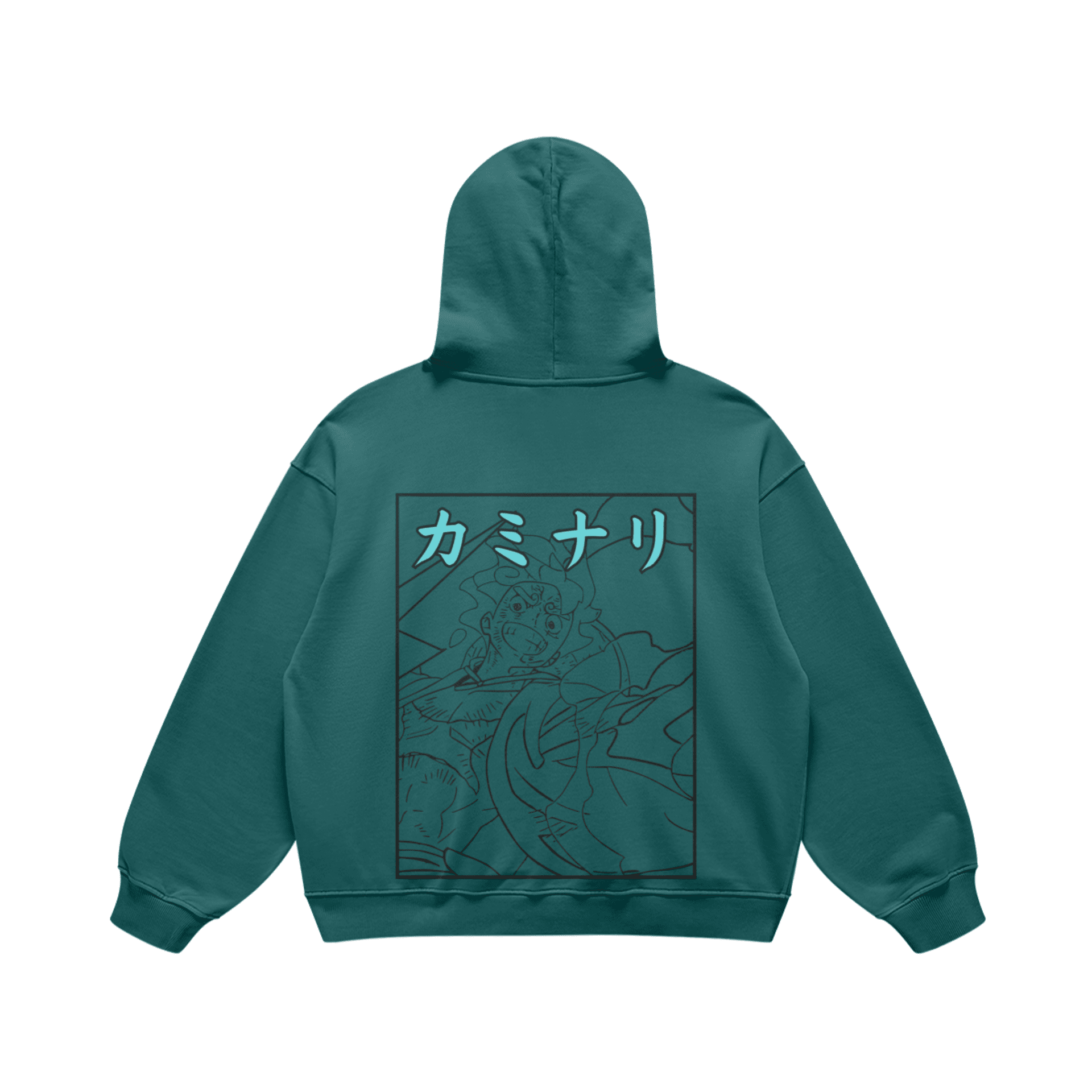 "Kaminari Explicit" Unisex Heavyweight Oversized Hoodie Estàndar - 3
