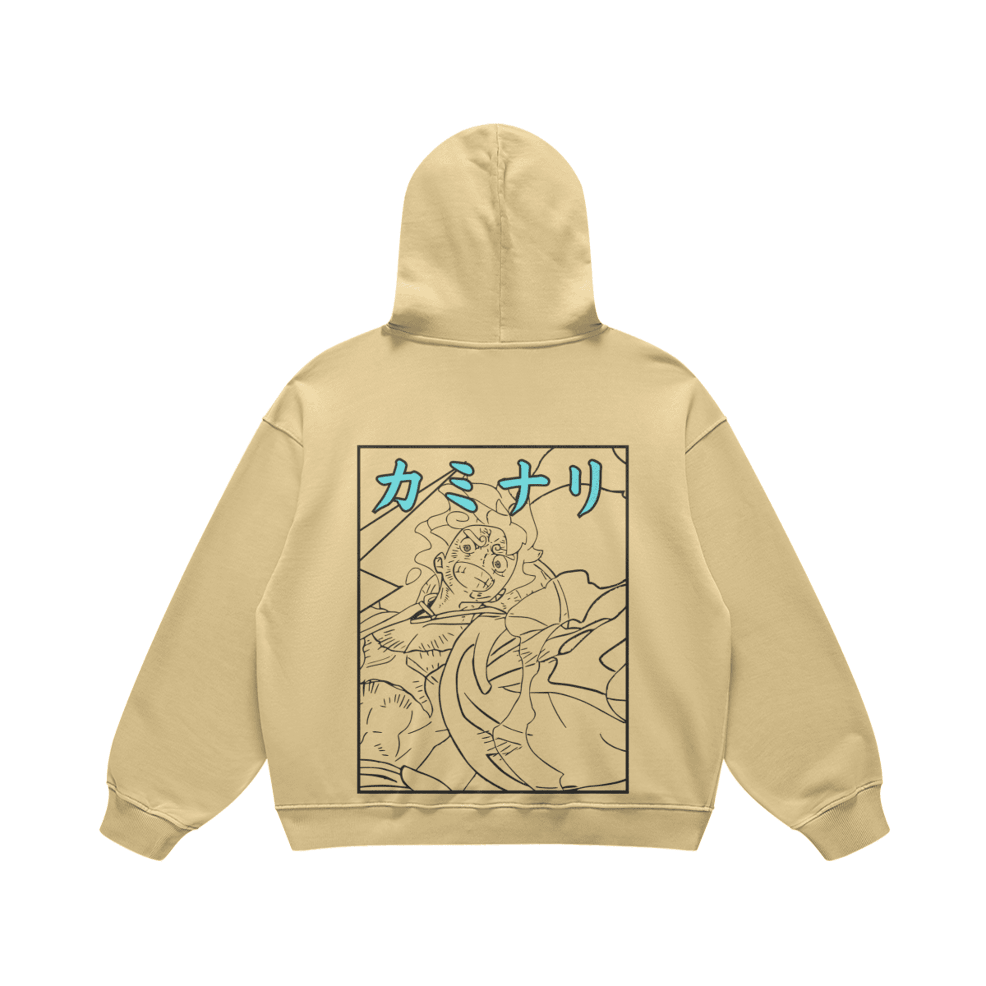 "Kaminari Explicit" Unisex Heavyweight Oversized Hoodie Estàndar - 5