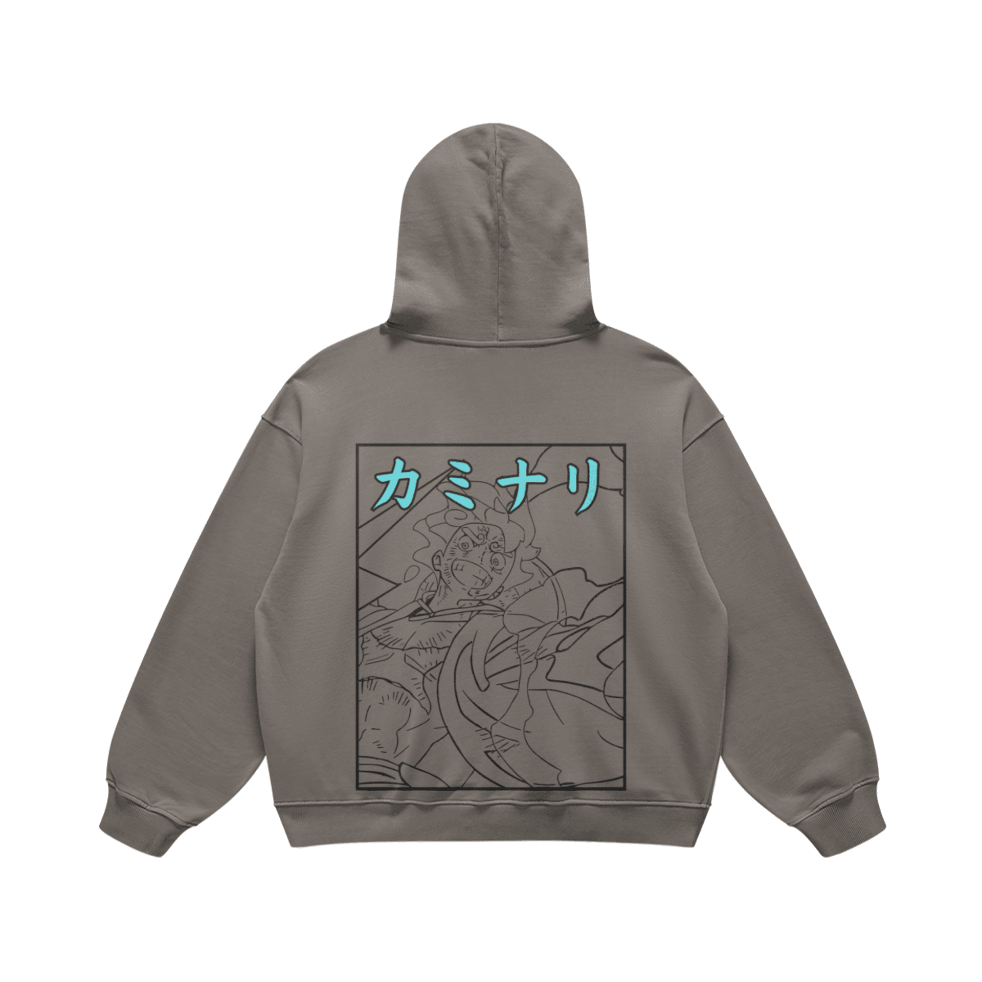 "Kaminari Explicit" Unisex Heavyweight Oversized Hoodie Estàndar - 11